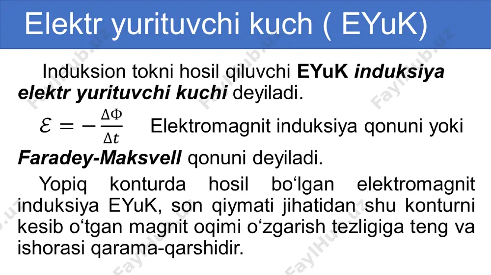 elektromagnit induksiya hodisasi - Page 5