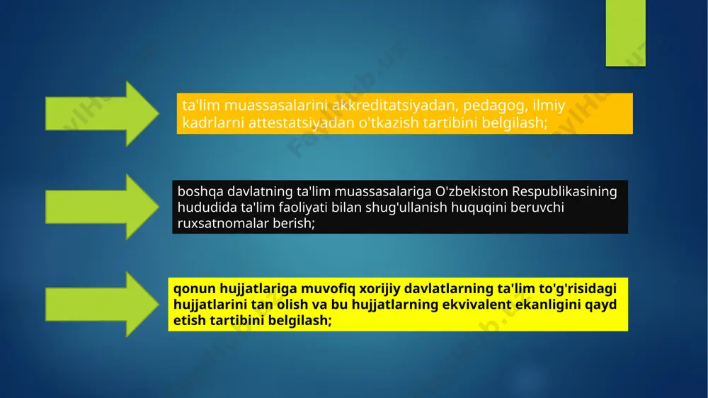 ta'lim sohasidagi qonun hujjatlarida ta'lim tizimini boshqarish - Page 4