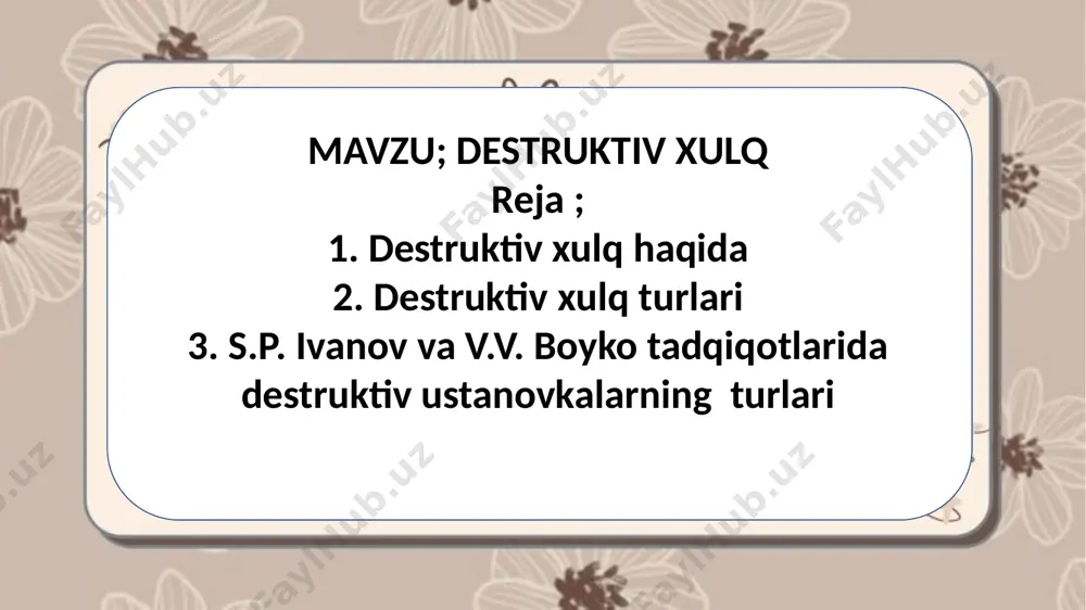 xulqi og'ishgan bolalar psixologiyasi - Page 2