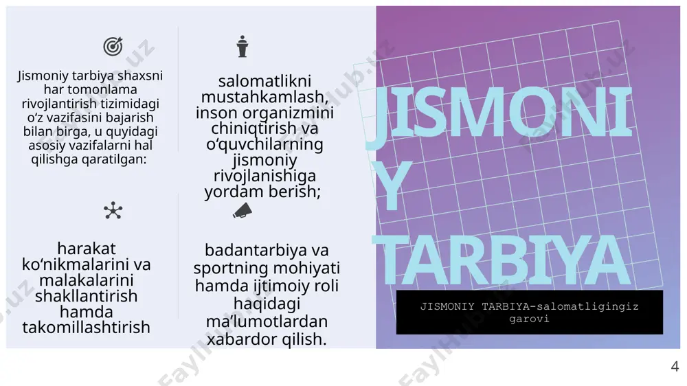 tarbiya bu - jismoniy tarbiya - Page 4