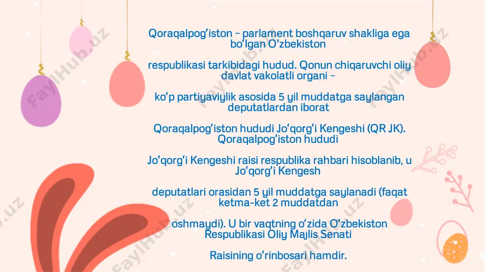 qoraqalpog'iston respublikasi ma'lumoti - Page 5