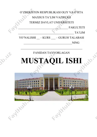 asosiy vositalarga amortizatsiya hisoblash tartibi va usullari — DOCX