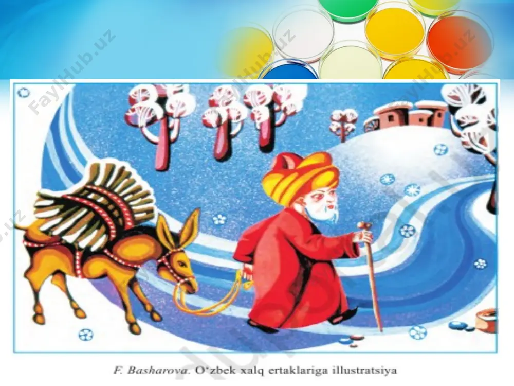 «adabiy asar qahramoni» mavzusida portret – illustratsiya ishlash 5 - sinf - Page 5