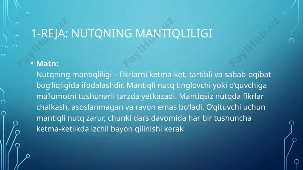 nutqning asosiy xususiyatlari - Page 3