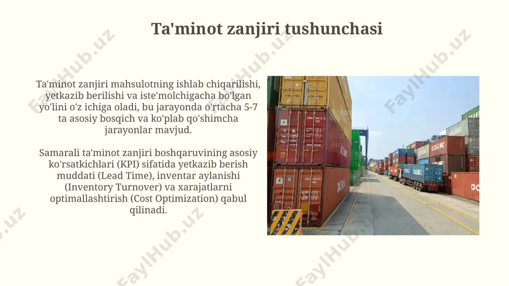 logistik zanjirlar va operatsiyalar - Page 5
