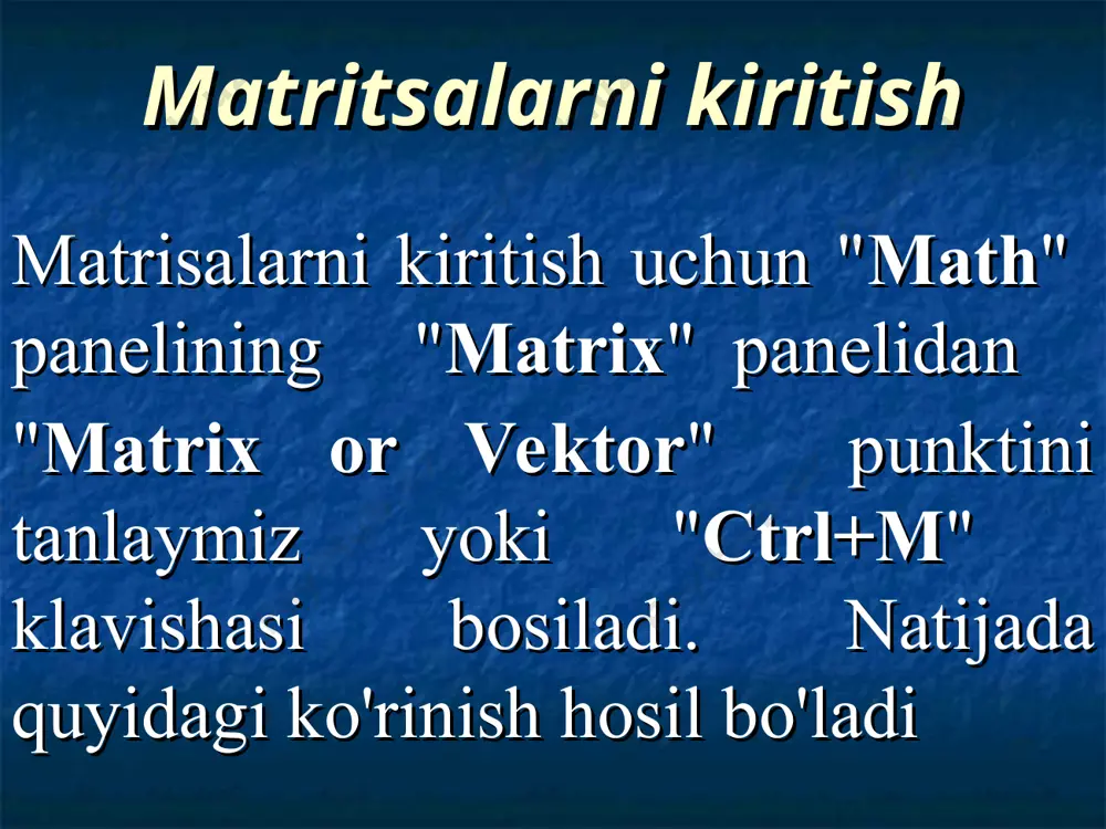 matrix panelining operatorlari - Page 2
