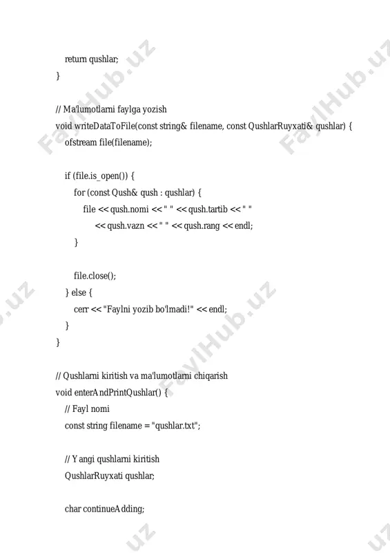 malumotlar tuzilmasi va algoritmlash fanidan amaliy topshiriq - Page 4