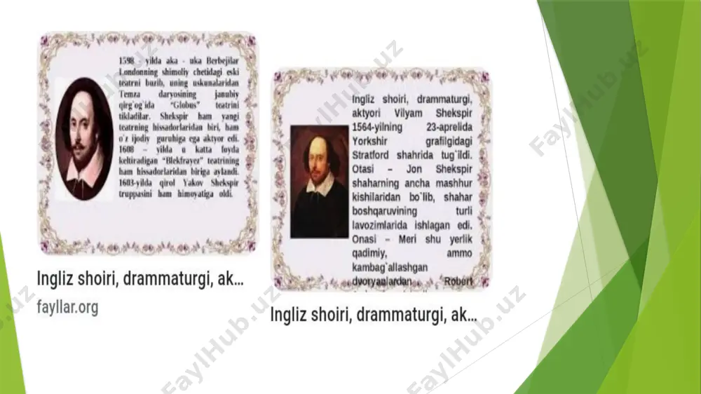 ng o'g'li edmund. ikkinchisi grafning qonuniy o'g'liga tuhmat qildi, u repressiyadan zo'rg'a qutulishga muvaffaq bo'ldi. katta qizlari lirni haydab chiqaradi, u dashtga ketadi. gloster, kent va edgar unga qo'shilishadi. qizlari podshohni ovlaydilar. kichik qizi hamma narsani bilib, frantsuz qo'shinlarini boshqaradi. jang yaqinlashmoqda. shunday qilib, ular asirga olinadi. edmund zobitlarga pora berib, ularning mahbus bo'lishini xohlaydi. biroq, albani gersogi edmundni yoritib beradi, uning vahshiyligini fosh qiladi, ammo edgar hali ham akasini duelda o'ldiradi. o'limidan oldin edmund bitta xayrli ish qilishni - mahbuslarni o'ldirish rejasini buzishni xohlaydi. lekin u muvaffaqiyatga erishmaydi. natijada, kordeliya bo'g'ilib o'ldiriladi, uning ikkala opasi ham vafot etadi. lir qayg'udan vafot etadi. kent grafi ham o'lishni xohladi, lekin gertsog uni barcha huquqlarda mustahkamlaydi va taxt yonida qoldiradi. shekspirning "qirol lir" tragediyasi tarixi qirol lir va uning uch qizi haqidagi ertak britaniyadagi eng afsonaviy afsona hisoblanadi. ushbu afsonani birinchi adabiy qayta ishlash lotin yilnomachisi monmut tomonidan amalga oshirilgan. layamon uni …