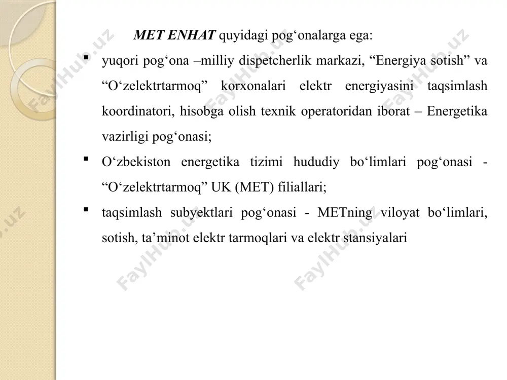 elektr energiya nazoratining avtomatlashtirilgan tizimlari (enhat) - Page 4