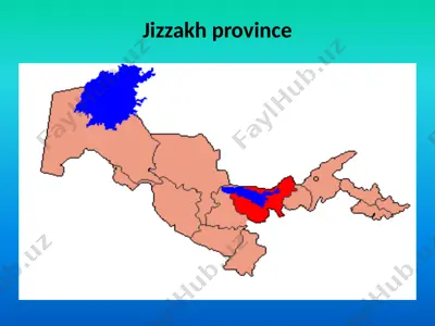 jizzakh province — PPTX