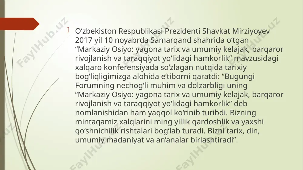 o‘zbekiston respublikasi prezidenti sh.m.mirziyoyevning ma’naviy tarbiyasi - Page 5