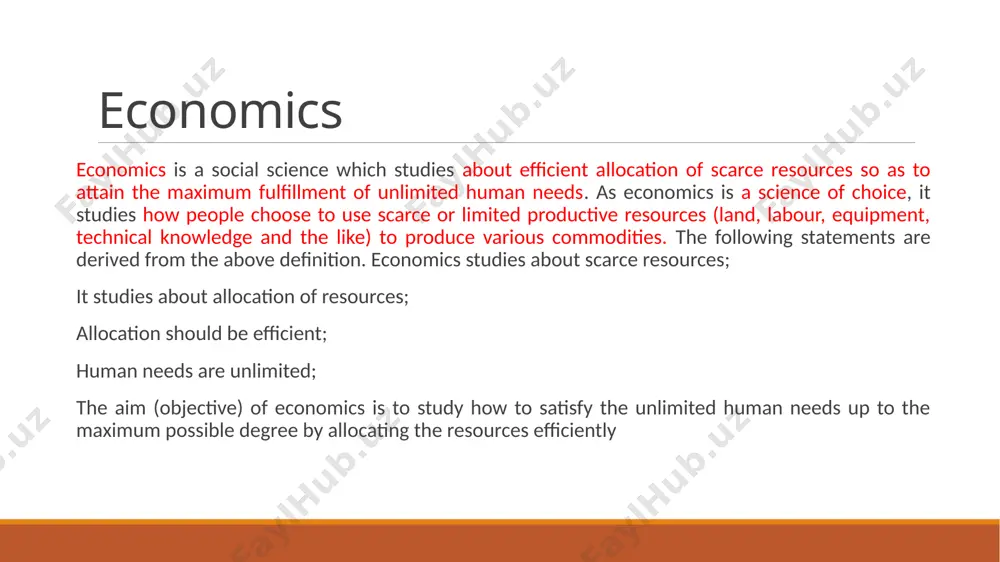 lementary to each other. that is, macroeconomics cannot be studied in isolation from microeconomics. economics can be analyzed from two perspectives: positive economics and normative economics positive economics: it is concerned with analysis of facts and attempts to describe the world as it is. it tries to answer the questions what was; what is; or what will be? it does not judge a system as good or bad, better or worse. example: the current inflation rate in ethiopia is 12 percent. poverty and unemployment are the biggest problems in ethiopia. the life expectancy at birth in ethiopia is rising. all the above statements are known as positive statements. these statements are all concerned with real facts and information. any disagreement on positive statements can be checked by looking in to facts. normative economics: it deals with the questions like, what ought to be? or what the economy should be? it …
