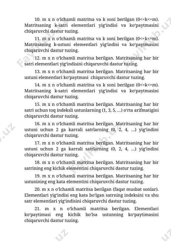 laboratoriya ishi 11. massivlarni tashkil etish - Page 5