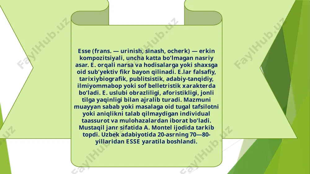 dibning mahorati» kabi asarlar xudi shunday tadqiqotlardir. ilmiy ommabop asarlar hamma uchun tushunilishi qiyin bo‘lgan masalalarni sharhlaydi. bunday asarlarda iloji boricha murakkab atamalar qo‘llanmaydi. bu uslubda ham shevachilikka yo‘l qo‘yilmaydi. lekin bu ikki xillik ilmiy uslub umumiylik asosida bir-biriga bog‘liq bo‘ladi. publitsistika –lotincha so`z bo`lib, «xalq, omma» ma’nolarini anglatadi ommaviy axborot vositalarida (gazeta-jurnal, radio, televideniye), oliy majlis yig`inlarida, turli xil anjumanlarda qo`llaniladigan nutq uslubi publitsistik uslub sanaladi ijtimoiy-siyosiy masalalarga bag`ishlangan bosh maqolalar, felyeton va pamfletlar, murojaatnomalar, chaqiriqlar, deklaratsiyalar publitsistik uslubning yozma shakliga mansubdir. radio va televideniyeda chiqayotgan siyosiy sharhlovchilar, notiqlarning nutqlari esa publitsistik uslubning og`zaki shaklidir. maqola — publitsistik janr. maqolada ijtimoiy hayot hodisalari chuqur tahlil qilinib, nazariy va ommaviy jihatdan umumlashtiriladi, davlat siyosati, iqtisodiyot, texnika, fan va madaniyatda erishilgan yutuqlar, ilgʻor ish tajribalari ommalashtiriladi, xalq xoʻjaligidagi nuqsonlar tanqid qilinadi quyidagi aytilgan amallardan foydalanib, turli yo’nalishdagi maqolalarni oson yozish sirlarini o’rganamiz birinchi qadam: “mavzuni tanlash” ikkinchi qadam: “maqolaga sarlavha tanlash” …