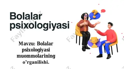 bolalar psixologiyasi — PDF