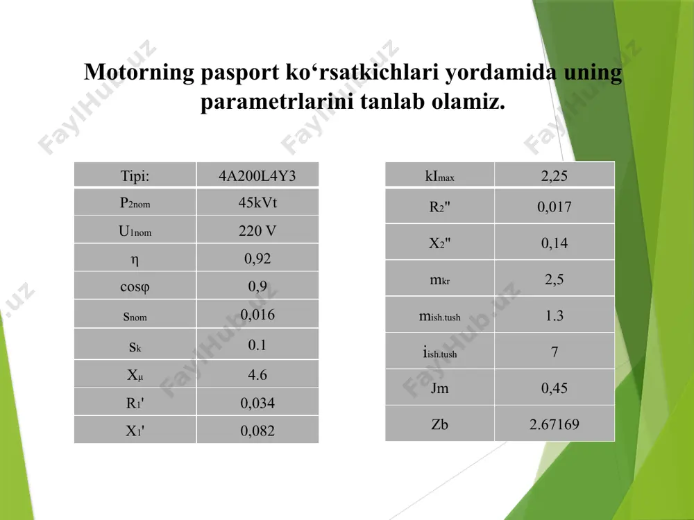 chastota o‘zgartgichi – asinxron mator tizimi - Page 5