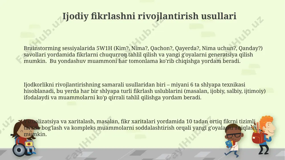 ijodiy tafakkurni rivojlantiruvchi usullar - Page 3