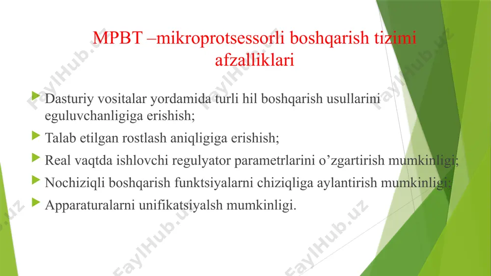 elektr yuritmalarning mikroprotsessorli boshqarishda rostlash konturlarini tashkil etish. - Page 3