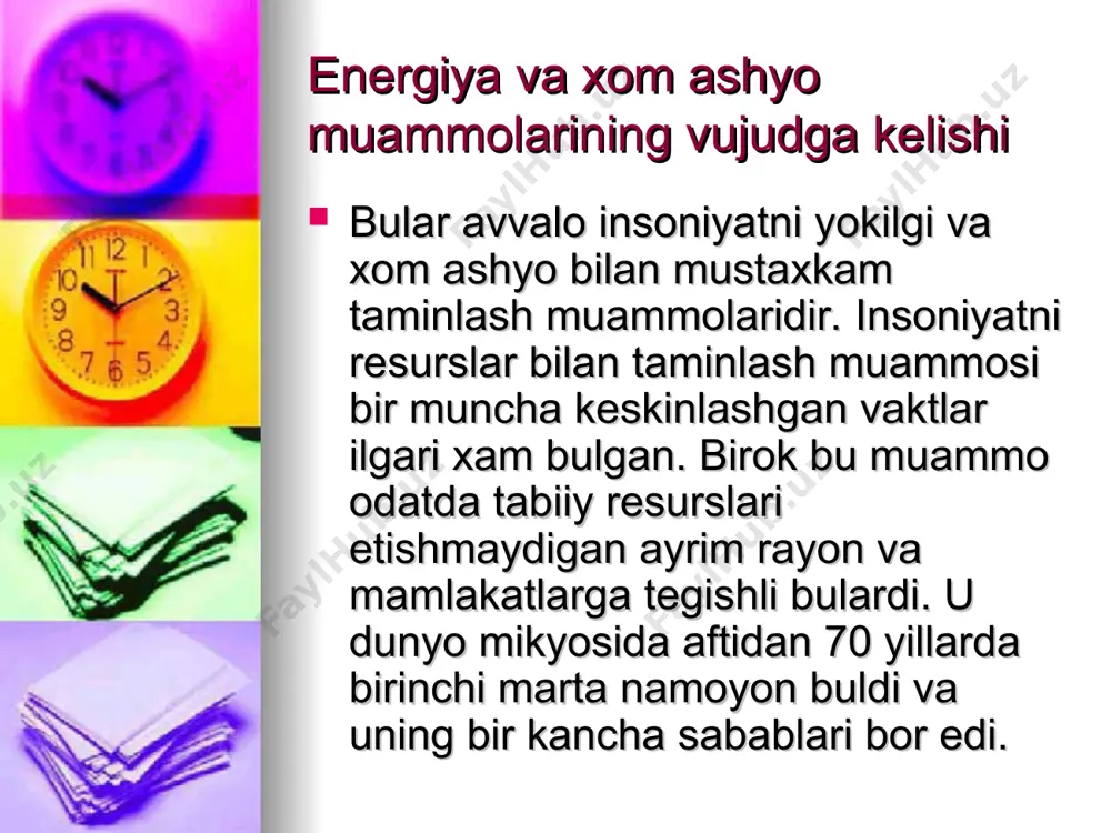 orsakelmas, boybichakon va oqqal’a kabi konlarda 90 milliard tonna xomashyo bor. olmaliqda yuqori sifatli ammofos ishlab chiqaruvchi zavod barpo etildi. toshkentda sovplastital, angrenda rezina ishlab chiqaradigan kimyo korxonalari mavjud. o‘zbekiston metallurgiya sanoati o‘zmetkombinat” oaj barqaror va bir me’yorda rivojlanish maqsadida ishlab chiqarish quvvatidan samarali va unumdor foydalanish, yuqori sifatli, raqobatbardosh, eksportga yo‘naltirilgan va import o‘rnini bosuvchi mahsulot ishlab chiqarishni oshirishni ta’minlovchi zamonaviy yuqori unumdorli asbob-uskunalar bilan jihozlanishi kombinatni modernizatsiyalash, texnikaviy va texnologik qayta jihozlash. “o‘zmetkombinat” oaj “o‘zmetkombinat” oaj modernizatsiyalash, texnik va texnologik jihatdan qayta jihozlash bo‘yicha barcha joriy etilgan va joriy etishga rejalashtirilayotgan investitsion loyihalar 2014 yilgacha kombinatning o‘z mablag’lari hisobiga amalga oshiriladi. respublika metallurgiya sanoatini rivojlantirish kontsepsiyasiga muvofiq, kombinatda: - akar-6-2 bloki o‘rnatilib kislorod-kompressor tsexida rekonstruksiya ishlari o‘tqazildi, bu esa texnologik jarayonlarni va mamlakatimizning boshqa korxonalari ehtiyojlarini ta’minlovchi hajmda yuqori sifatli argon gazini olishga imkon yaratdi; - eritishning yangi texnologiyalarini tatbiq etish uchun elektrda po‘lat eritish tsexida “pech-kovsh” qurilmasi …
