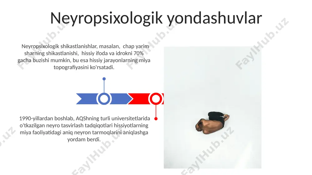 ndromi tadqiqotlari orqali amerika olimlari tomonidan aniqlanganini ko'rsatadi. 20-asrning o'rtalaridan boshlab, nevrokimyoviy tadqiqotlar serotonin, dopamin va norepinefrin kabi neyrotransmitterlarning turli his-tuyg'ularning paydo bo'lishiga ta'sirini, xususan, 3 ta asosiy neyrotransmitterning kayfiyat va hissiyotlarga ta'sirini o'rganishni boshladi. biologik yondashuvlar plutchikning hissiy g'ildiragi plutchikning hissiy g'ildiragi 8 ta asosiy hissiyotni (masalan, quvonch, qayg'u, g'azab va qo'rquv) va ularning har xil intensivlik darajalarini, 360 daraja doira ichida tasvirlaydi, shuningdek, hissiyotlarning aralashmasini ko'rsatadi. g'ildirak, robert plutchik tomonidan 1980-yillarda aqshda ishlab chiqilgan bo'lib, hissiyotlarning evolyutsion nuqtai nazarini aks ettiradi va ularning biologik asoslarini 8 ta asosiy hissiyot orqali ifodalaydi. arnoldning hissiy jarayonlar nazariyasi арнольднинг 1960-yillarda shakllangan hissiy jarayonlar nazariyasi, kognitiv baho jarayonining hissiy tajribaning muhim tarkibiy qismi ekanligini ta’kidlaydi va bu jarayonni 3 bosqichga ajratadi. ushbu nazariya, individual farqlarni hisobga olgan holda, hissiy reaktsiyalarni 50 dan ortiq turdagi hissiy holatlar orqali tushuntiradi va bu jarayonlarning fiziologik asosiga e’tibor qaratadi. fridrixning hissiy nazorat nazariyasi fridrixning hissiy nazorat …