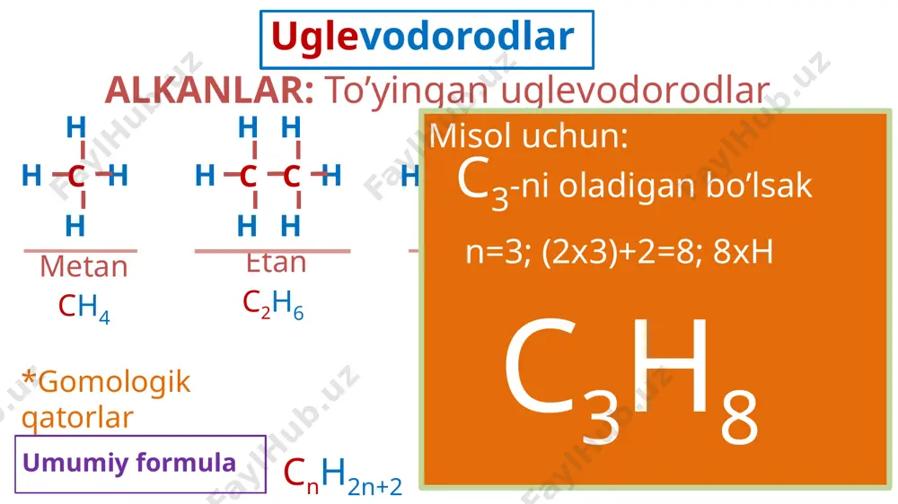 -bosqich ii -bosqich cl . + cl . cl 2 ch 3 . + ch 3 . h 3 c : ch 3 ch 3 . + cl . ch 3 cl zanjirnin uzayishi yoki yoki /docprops/thumbnail.jpeg