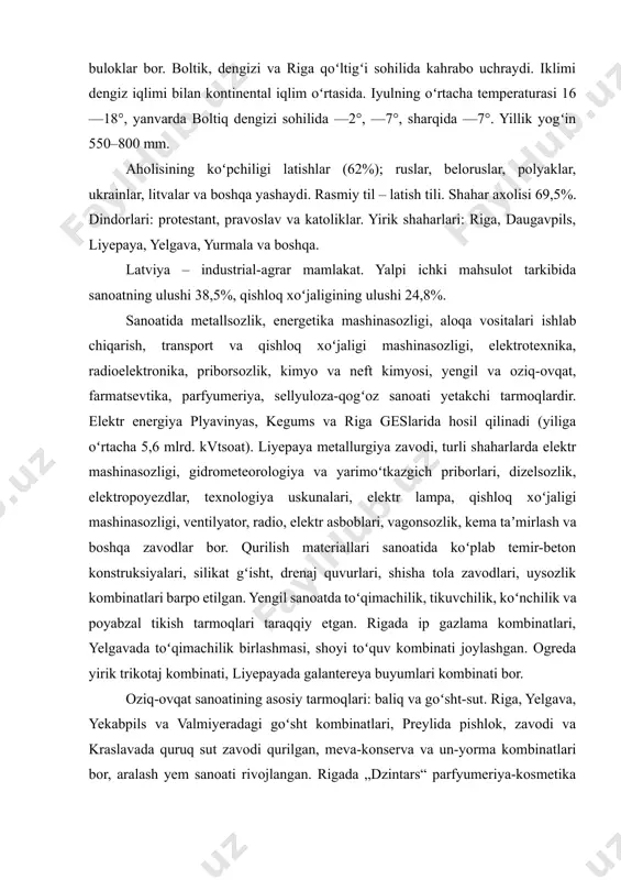 qilingan 0.3% qisqarishiga nisbatan 1.7% gacha qayta koʻrib chiqildi. 2024-yilning birinchi yarmida shaxsiy isteʼmolda real daromad oʻsishi kuchayganiga qaramay, ancha zaif tiklanish kuzatildi. yilning birinchi yarmida xizmatlar eksporti tiklandi, ammo ularning o'sishi, shuningdek, tovarlar eksporti kuchli bazaviy ta'sirlar tufayli 2024 yilda hali ham salbiy bo'lishi kutilmoqda. davlat xarajatlari, xususan, sog'liqni saqlash va tadqiqotga qo'shimcha xarajatlar orqali kuchli bo'lib qoladi. 2023-yilda mustahkam o‘sishdan so‘ng, joriy yilning birinchi yarmida investitsiyalar, ayniqsa, qurilish sohasida sezilarli darajada kamaydi. natijada 2024-yilda real yaimning turg‘unlashishi prognoz qilinmoqda. 2025 va 2026-yillarda latviyaning asosiy savdo hamkorlari tomonidan talabning umumiy yaxshilanishiga mos ravishda tovarlar eksporti bosqichma-bosqich tiklanishi kutilmoqda. mehnat bozori qat'iy bo'lib qoladi va ish haqining barqaror o'sishini saqlab qoladi, bu esa real daromadning yanada kengayishini qo'llab-quvvatlaydi, bu esa oxir-oqibat shaxsiy iste'molga o'tishi kerak. 2025-yilda investitsiyalarning tiklanishi kutilmoqda, bunda yevropa ittifoqi fondlari oqimi va moliyaviy sharoitlarni yumshatadi. 2025 yilda o'sish 1 foizga, 2026 yilda esa 2,1 foizga ko'tarilishi prognoz …