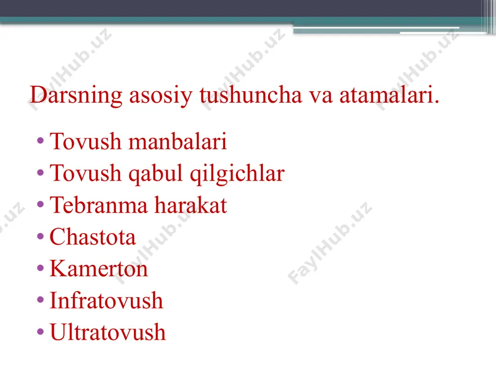 tovush manbalari va qabul qilgichlar - Page 5