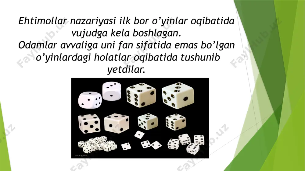 tanlash mumkin. kombinatorikaning qo`shish qoidasi: agar a to‘plam m ta elementdan va boshqa b to‘plam n ta elementdan iborat bo‘lsa, yoki a yoki b to‘plamdan m+n usulda tanlash mumkin. e`tiboringiz uchun rahmat! image1.png image2.png image3.png image4.png image5.png image6.png image7.png image8.png image9.png image10.png image11.png image12.png image13.png image14.png image15.png image16.png image17.png image18.wmf oleobject1.bin image19.wmf image20.wmf oleobject2.bin oleobject3.bin oleobject4.bin oleobject5.bin oleobject6.bin oleobject7.bin oleobject8.bin image21.png oleobject9.bin oleobject10.bin oleobject11.bin oleobject12.bin image22.wmf oleobject13.bin image23.png image24.png image25.png image26.png image27.png image28.png image29.png image30.png 213 0.6 355 == var 01 var maqbuliantlar ee jamiiantlar =££ : yechim 2 n /docprops/thumbnail.jpeg
