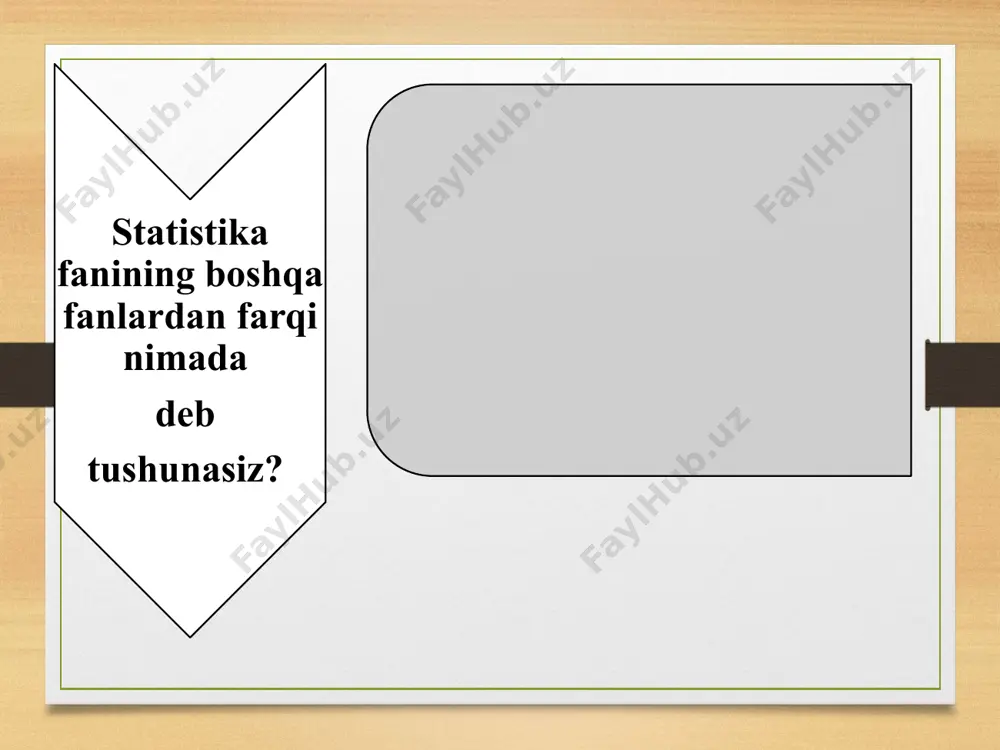 ikani funksiyalari ommaviy ma’lumotlarni to‘plash va ularni tahlil qilishni qandaydir oddiy apparatini yaratishni talab qila boshladi. bundan shunday xulosa chiqarish mumkinki, statistika paydo bo‘lishi boshlanayotgan vaqtni o‘zida hukmron sinf vakillariga xizmat qilishga chorlangan edi. endi davlat yig‘imlarni to‘plash uchun, yer egalarida qancha yeri borligini, undan qancha daromad olishini, urush olib borish uchun qancha aholi va shundan qanchasi katta yoshdagi erkaklar va boshqalarni bilish zaruriyati tug‘iladi. bu ishlar qadimgi statistik ishlardan farq qiladi, ya’ni u faqat ro‘yxatga olish emas, balki statistik hisob-kitoblarni amalga oshirishni talab etadi va ularni boshlanganligidan dalolat beradi. statistika fan sifatida xvii asrda angliyada paydo bo‘lgan. siyosiy arifmetika maktabining namoyandalari jon graunt (1620-1674) va uilyam petti (1623-1687) statistika asoschilari hisoblanadilar. chunki birinchi bo‘lib ijtimoiy-iqtisodiy tekshirishlarda statistikani qo‘llash fikri u.pettida tug‘ilgan edi. k.marks u.pettini ulug‘ va original iqtisodchi-tekshiruvchilardan biri, siyosiy iqtisodning otasi va ma’lum bir darajada statistikaning ixtirochisi deb hisoblagan. u.petti o‘z asarlarida (“soliqlar va yig‘imlar”, 1662y.; “donolarga so‘z”, …