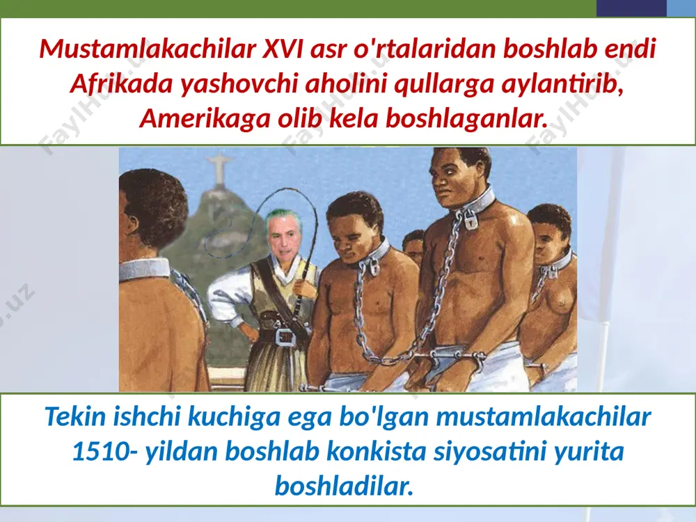 yevropaliklarning mustamlakalar uchun kurashi. 8- sinf - Page 4