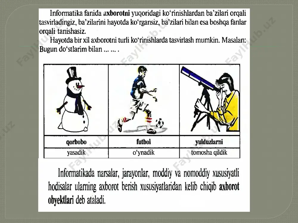 axborotlarni tasvirlash usullari. kodlashtirish - Page 3