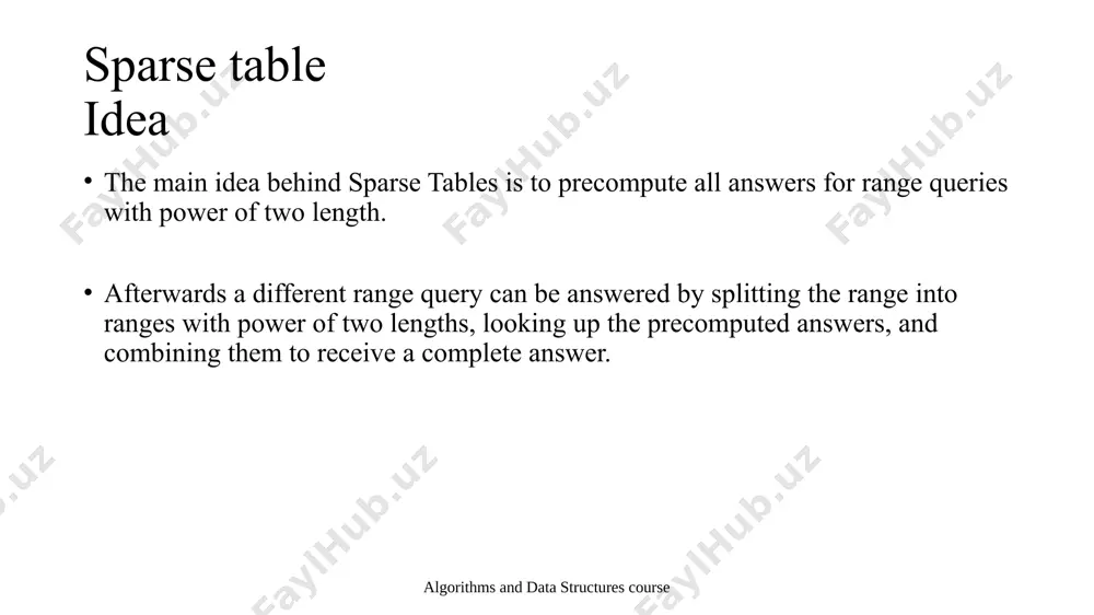sparse table - Page 4