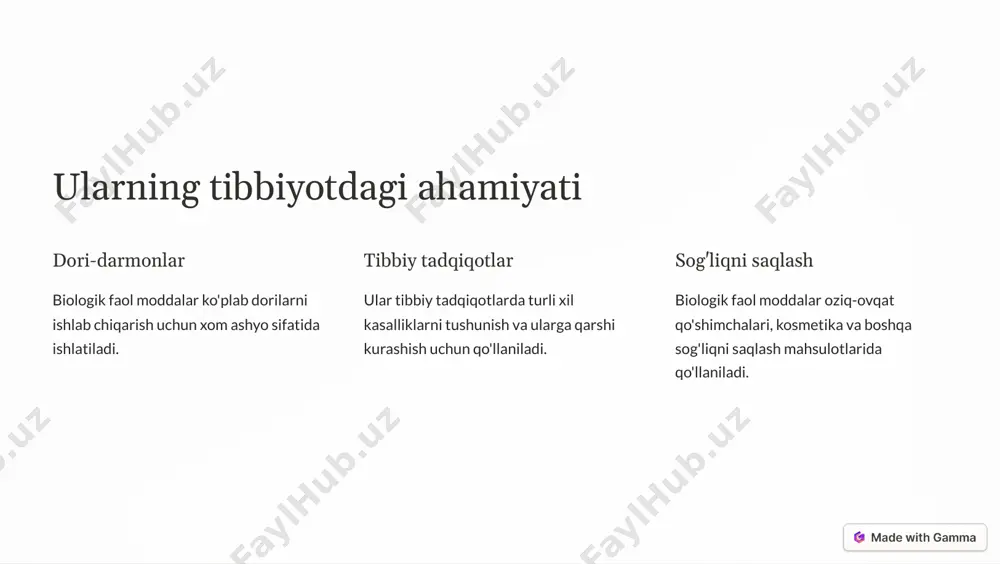 biologik faol moddalar - Page 3