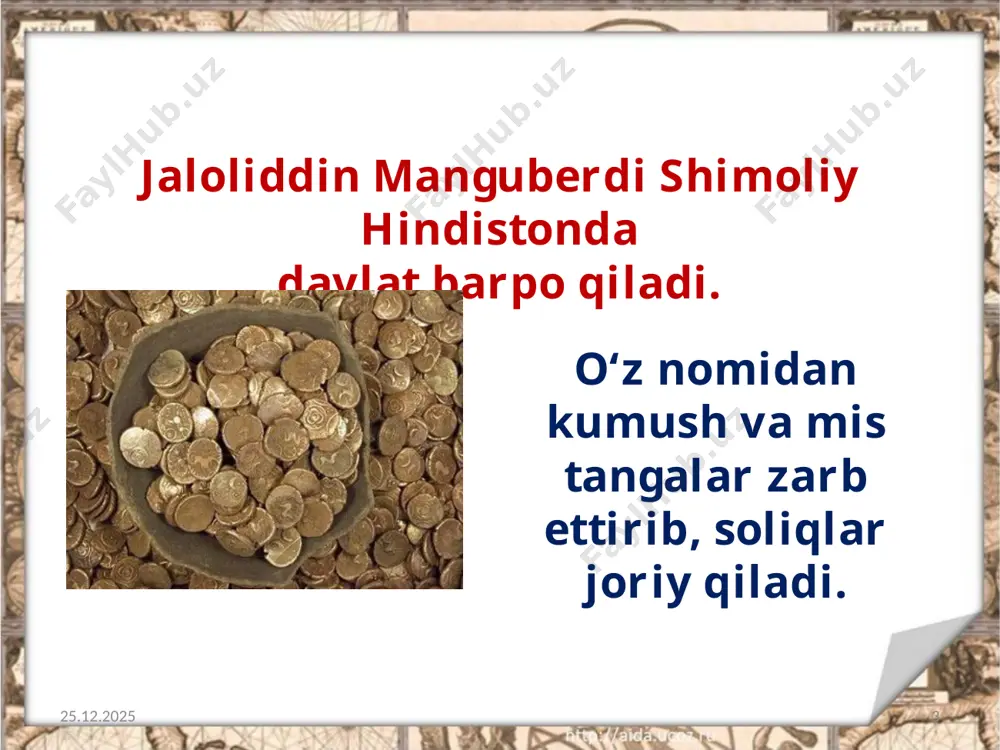 jaloliddin manguberdi mohir sarkarda va vatan qahramoni. 7 - sinf - Page 3