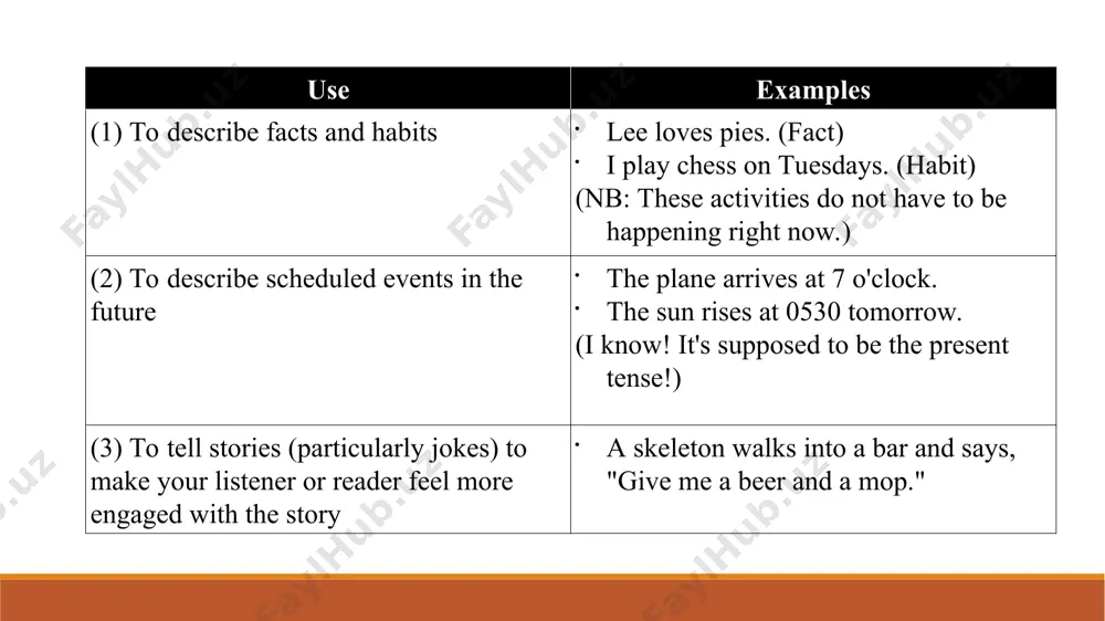 the simple tenses. taqdimot 15 bet. - Page 5