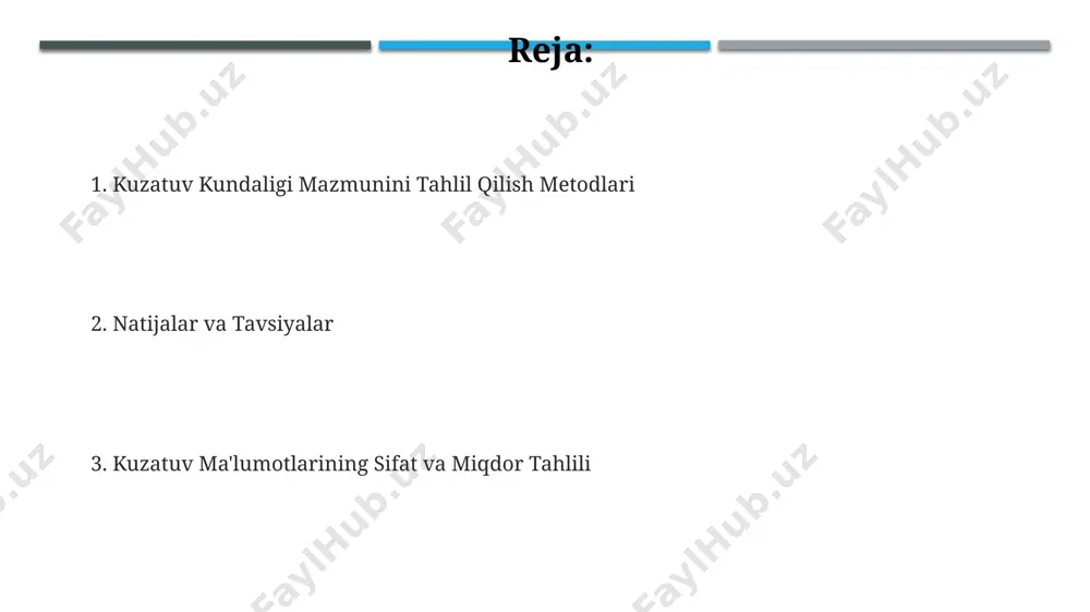 i kuzatuvchining shaxsiy tajribasi va fikrlash uslubiga bog'liq holda 10% dan 30% gacha xatolik yuz berishi mumkin. kuzatuv kundaligi ma'lumotlarining grafik taqdimoti kuzatuvlar soni 500 dan oshganda, klaster tahlili va boshqa murakkab statistik usullarni qo'llash maqsadga muvofiq bo'ladi, bu aniqroq natijalar beradi. kuzatuv kundaligi ma'lumotlarini grafik taqdimotda 3 o'lchovli diagrammalar yordamida 15 ta asosiy ko'rsatkichni taqqoslash mumkin, bu samaradorlikni aniqlashga yordam beradi. grafiklarda 20% dan ortiq qiymati bo'lgan kuzatishlarni ajratib ko'rsatish, umumiy tendensiyalarni aniqlash va statistik ahamiyatga ega xulosalar chiqarish imkonini beradi. kuzatuv kundaligi ma'lumotlarining to'planishi kuzatuv kundaligi ma'lumotlarini to'plashda kamida 50 ta kuzatuv birligi, har biri 3-5 ta o'lchovli parametrlarni o'z ichiga olgan holda amalga oshirilgan. ma'lumotlar to'plami 2 hafta davomida yig'ilgan bo'lib, unda 1000 dan ortiq kuzatuv yozuvlari, shu jumladan matnli va raqamli ma'lumotlar mavjud. kuzatuv kundaligi ma'lumotlarining to'liqligi va ishonchliligi 95% darajasida baholangan, bu 5% xatolik chegarasini bildiradi. asosiy topilmalar va ularning talqini kuşatilgan 15 ta kundalik …