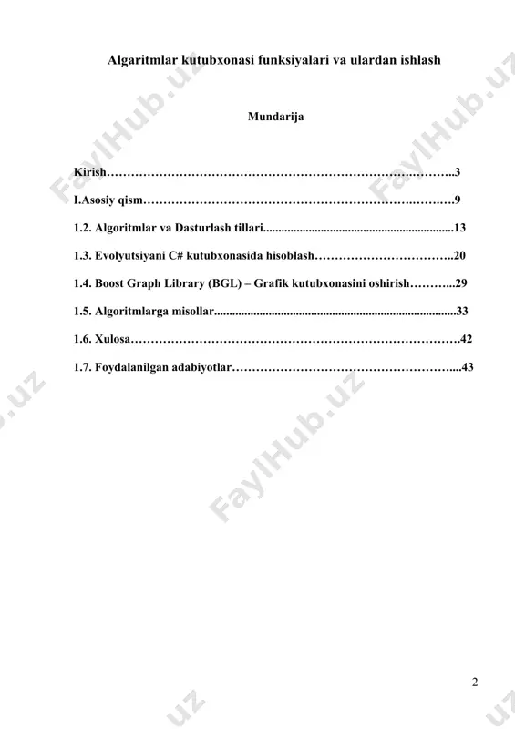 230-sonli «2001—2005 yillarda kompyuter va axborot texnologiyalarini rivojlantirish», shuningdek, «internet»ning xalqaro axborot tizimlariga keng kirib borishini ta`minlash dasturini ishlab chiqishni tashkil etish chora-tadbirlari to`g’risida»gi qarorlari qabul qilindi. oradan bir yil o`tgach, 2002-yil 30-mayda o`zbekiston respublikasi prezidentining «kompyuterlashtirishni yanada rivojlantirish va uning ijrosini amalga oshirish yuzasidan vazirlar mahkamasining 2002-yil 6-iyundagi «2002—2010 yillarda kompyuterlashtirish va axborot kommunikatsiya texnologiyalarini rivojlantirish dasturi» to`g‘risidagi qarori e`lon qilindi. ta`lim sifatini oshirish bugungi kunning asosiy vazifalaridan biridir. chunki bugungi kunda insoniyat rivojlanishi shunday bosqichga etib bordiki, bu bosqichda inson aql-zakovati, bilimi va uning mutaxassis sifatidagi malakasi hal qiluvchi ro’l o`ynaydigan bo`lib qoldi. .net (o’qilishi “dot net”) yoki .net framework – bu dasturlash platformasi. umuman olganda, kompyuter platformasi – bu qurilmaviy va/yoki dasturiy kompleks, turlicha hisoblash tizimlari uchun asos bo’lib xizmat qiladi. misol uchun dasturlash platformasi kompyuterning operatsion tizimiga xizmat ko’rsatishi mumkin. c# (o’qilishi “ci sharp”) algoritmik tili aynan shunday va u .net platformasida ishlash uchun yaratilgan. dasturiy …