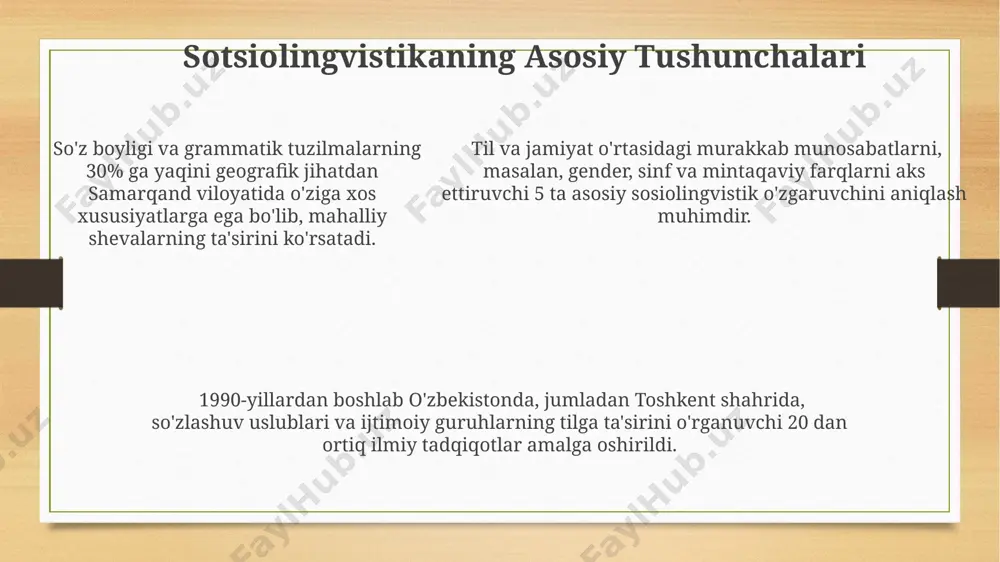 til va jamiyat: sotsiolingvistika - Page 5