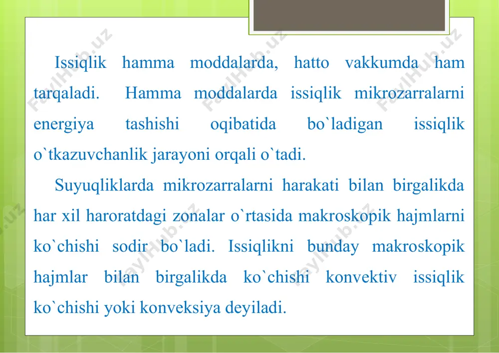 issiqlik uzatishning asosiy qoidalari - Page 5