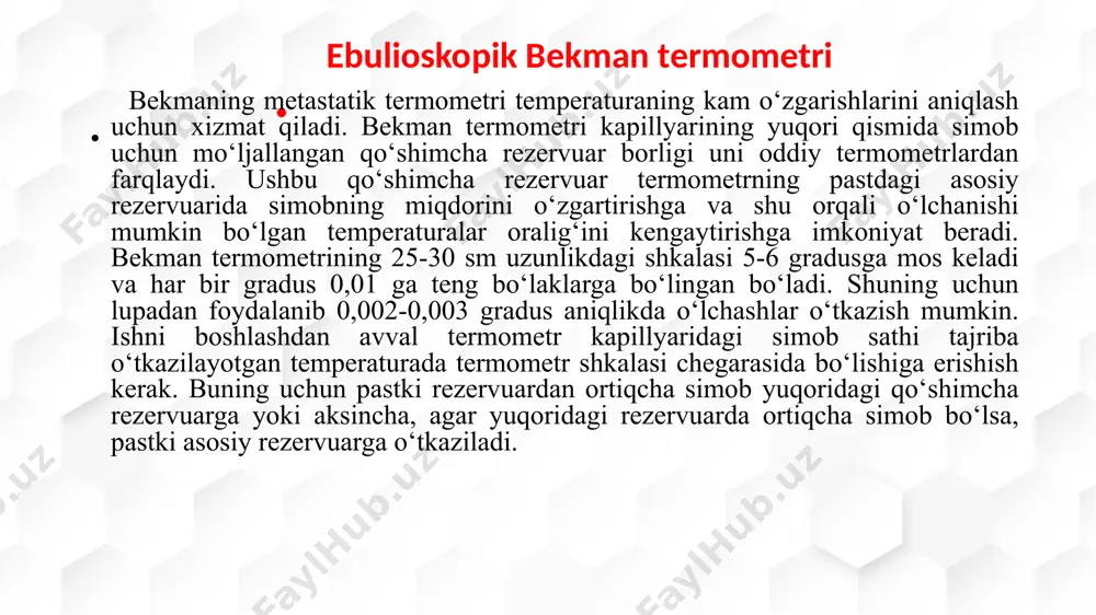 eritmalarning qaynash harorati . ebulioskopiya - Page 5