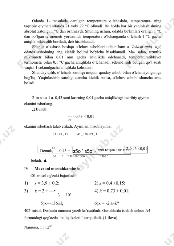 algebra fanidan 8-sinf o'quvchilariga mo'ljallangan dars ishlanmasi - Page 5
