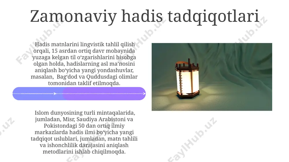 hadis ilmining paydo bòlishi va hadislardan foydalanish yo'llari - Page 4