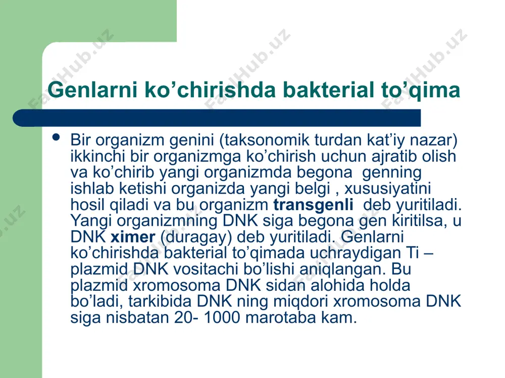 rekombinat dnk olish va gen injenerligi - Page 4