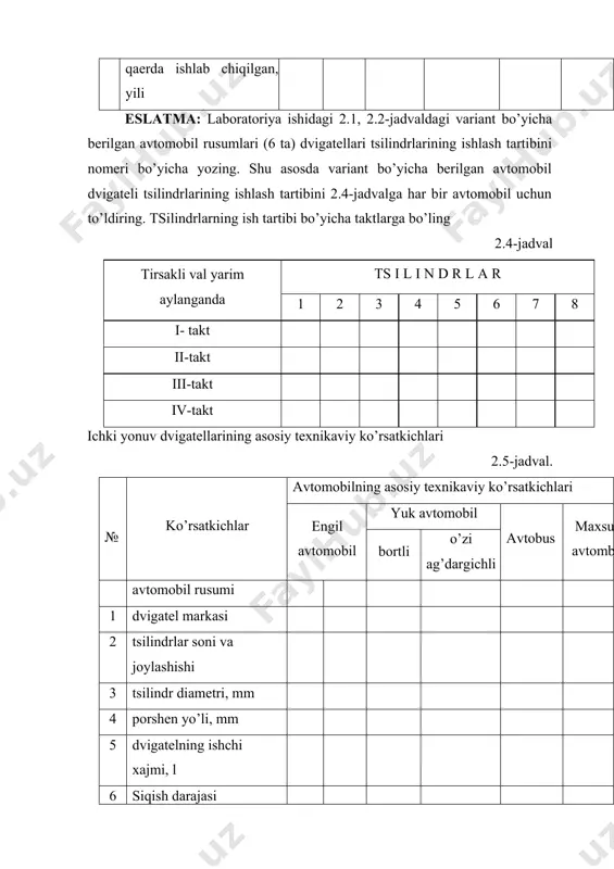 avtomobilning umumiy tuzilishi - Page 4
