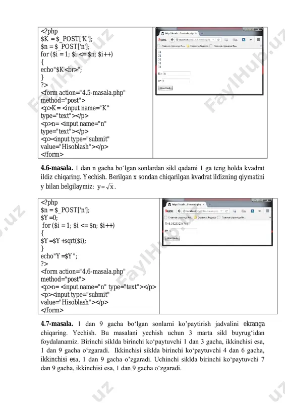 php da for takrorlash operatori tadqiqi - Page 3
