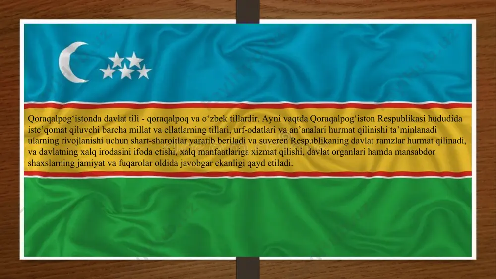 qoraqalpog'iston respublikasi konstitutsiyasi - Page 5