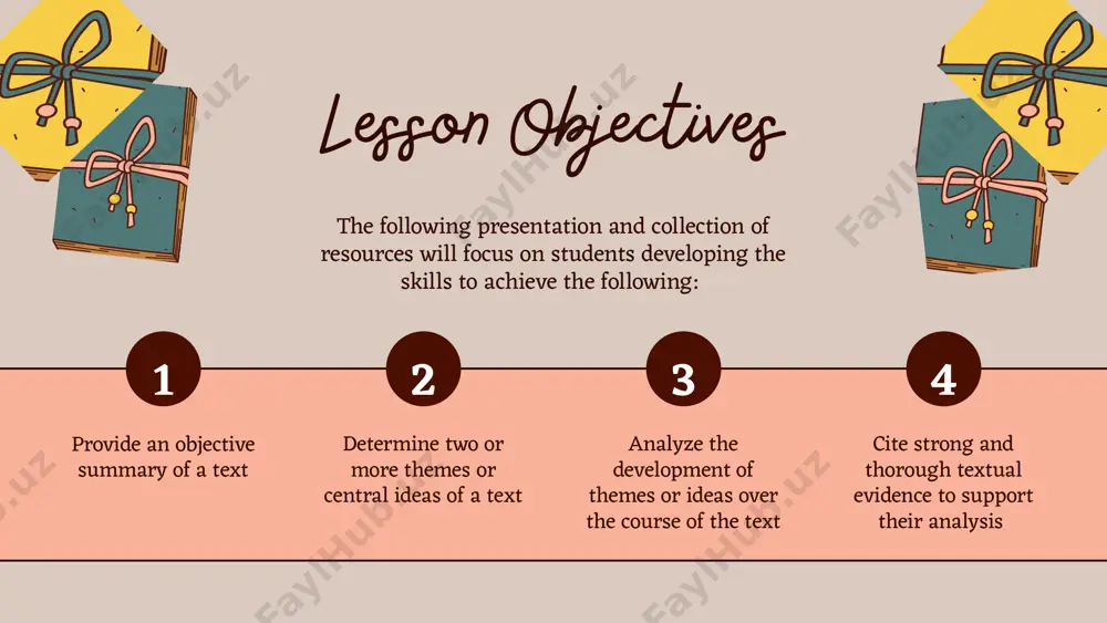 n how they work together to achieve a purpose. the writer evaluates, examines and interprets the content, drawing their own conclusions and providing specific examples to illustrate their points. summary vs. analysis before we delve into themes and ideas, it's important to understand the difference between summarising a text and analysing a text. the "what" of the text. the "how" of the text. as previously mentioned, the easiest way to start identifying themes and ideas is to ask: what is the text about? what topics or issues does it explore? we might begin by writing down singular words or short phrases e.g. war, growing up, homelessness, bravery or environmentalism. then, we need to turn these into statements - that is, we write them as a series of specific ideas rather than as a single word. start with a keyword to help you build a phrase. your statement should not identify …