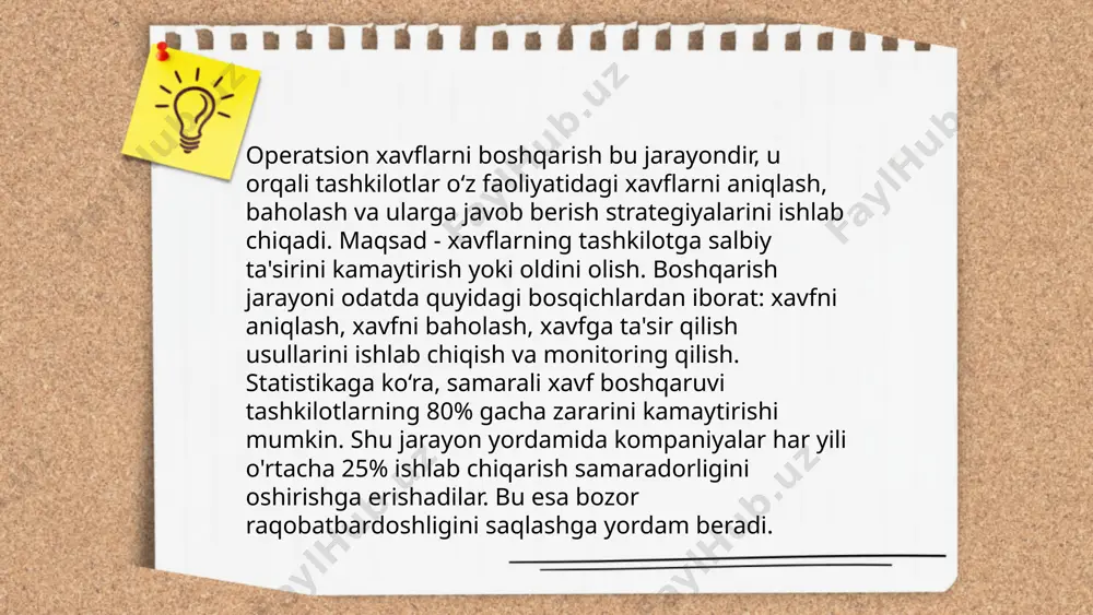 igi ko'rsatkichlari odatda tier 1 va tier 2 kapitalning o'rtacha riskli aktivlarga nisbati bilan o'lchanadi. o'zbekiston markaziy banki tomonidan belgilangan minimum kapital yetarliligi me'yori tier 1 uchun 9%, tier 2 uchun esa umumiy kapital yetarliligi 12% bo'lishi kerak. ushbu parametrlar banklar faoliyati davomida moliyaviy zarba yoki yo'qotishlarga dosh bera olish va depozitlarni himoya qilish uchun qo'llaniladi. yevropa ittifoqida basel iii talablari asosida minimal kapital darajasi 10.5% bo'lib belgilangan. ... t.me/slaydai_bot aktivlar sifatini tekshirish buxgalteriya nazorati va moliyaviy tahlilning muhim qismidir, u aktivlarning real qiymati va ulardan oqilona foydalanish darajasini baholashni o‘z ichiga oladi. aktivlar, masalan, ko‘chmas mulk, asbob-uskunalar yoki investitsiyalar bo‘lishi mumkin. tekshirish jarayonida aktivlar eskirish, amortizatsiya, sanoat standartlariga muvofiqlik va bozordagi narxlarga taqqoslanadi. 2023-yilgi tadqiqotlar shuni ko‘rsatdiki, o‘zbekistonda kompaniyalar aktivlarini baholashda xalqaro buxgalteriya standartlariga muvofiqlik darajasini 30% ga oshirish kerak. aktivlar sifatini muntazam tekshirish kompaniyaning moliyaviy salomatligi va investitsiya jozibadorligini saqlashga yordam beradi. ... t.me/slaydai_bot 13. daromad va xarajatlarni …