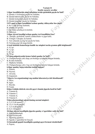 kasbiy nazariy savollar — DOCX