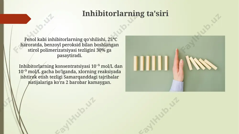 zanjir reaksiyalarning bosqichlari - Page 5